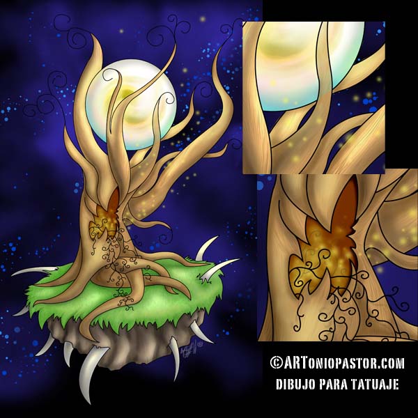 Ilustración para plasmar en tatuaje
